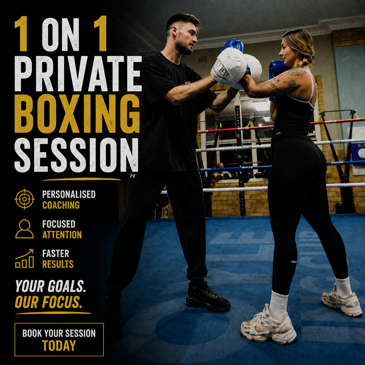 1 on 1 Private Boxing Session